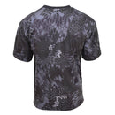 Back view of MFH U.S. Army style short sleeve breathable undershirt with black snake camouflage pattern