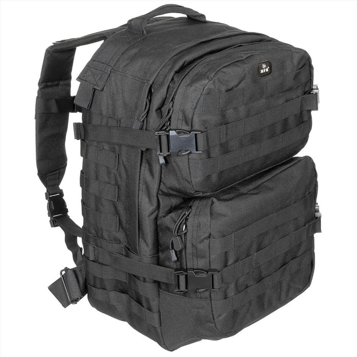 Mochila táctica MFH US Assault II 40L Sistema ergonómico MOLLE Lista para hidratación - GoMilitar