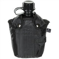 MFH Cantina de plástico militar de EE. UU. 1L Tornillo de tornillo Accesorio BPA Negro gratis
