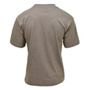 Back view of olive green MFH U.S. military-style lightweight breathable moisture-wicking summer undershirt