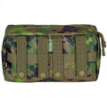 MFH Bolsa utilitaria grande con cremallera de 2 vías y correas de sujeción MOLLE M05 Camuflaje