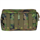 MFH Utility Pouch grande 2 vías Cierras de fijación de molle con cremallera M05 Camuflaje
