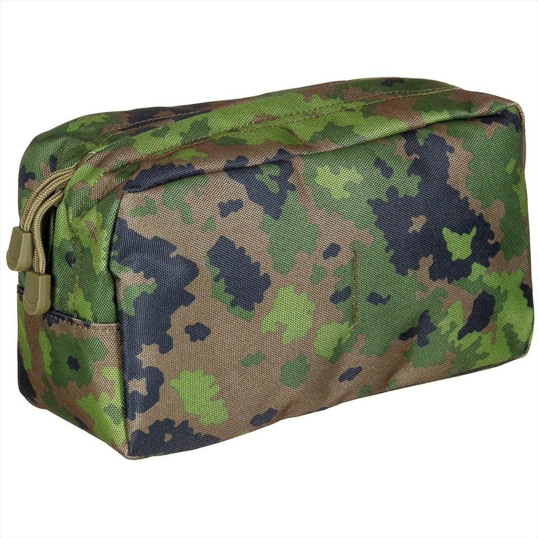 MFH Bolsa utilitaria grande con cremallera de 2 vías y correas de sujeción MOLLE M05 Camuflaje