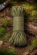 MFH Cuerda utilitaria 5 mm 15 m Supervivencia al aire libre Bushcraft OD Verde