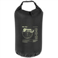 Bolsa seca MIL-TEC de 5 litros, impermeable, con cierre superior enrollable, almacenamiento de equipo para exteriores, color negro