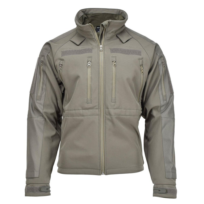 Chaqueta de ropa deportiva MIL-TEC resistente al viento, prenda exterior térmica cómoda para senderismo - GoMilitar