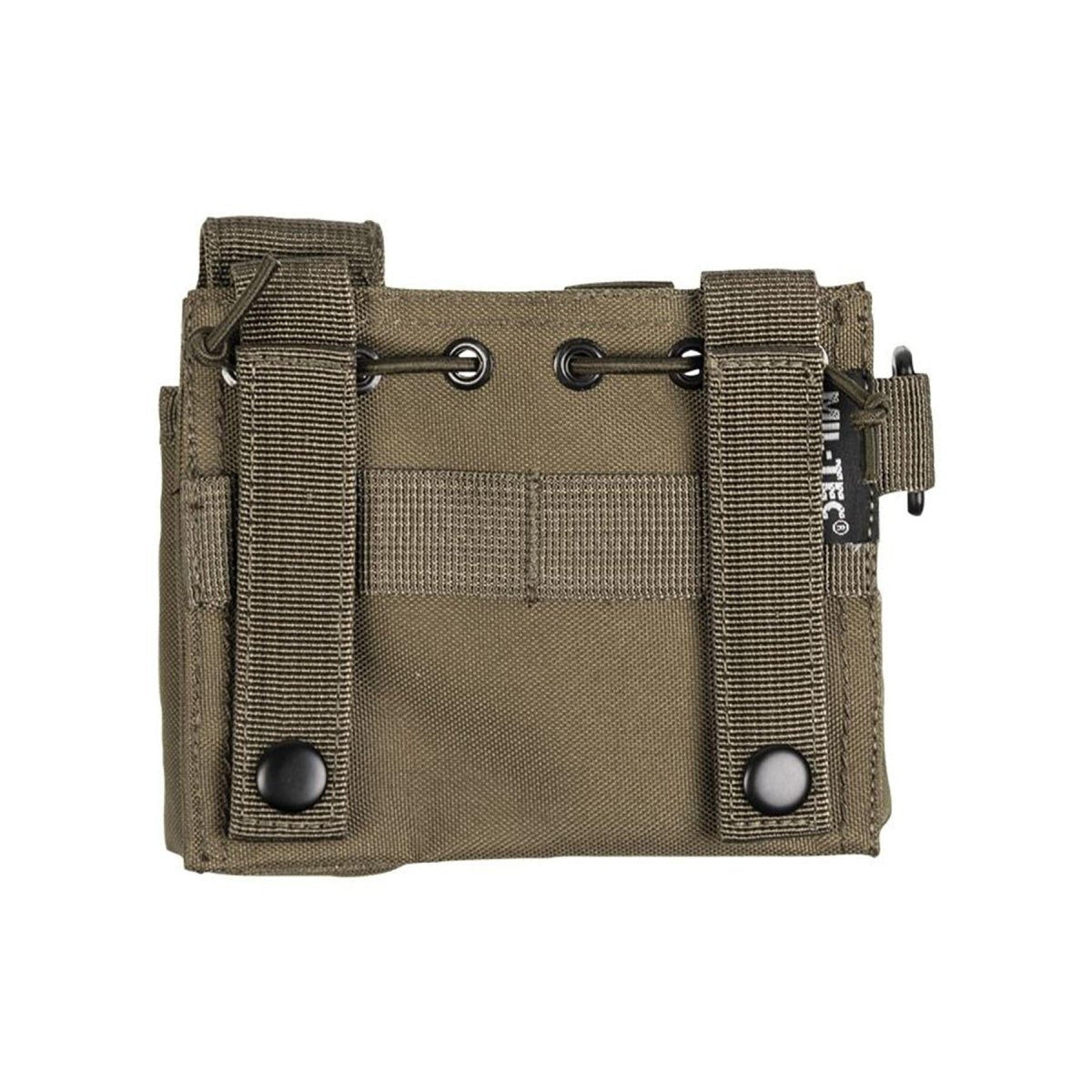 Mil-Tec Admin Pouch Molle Adjunta Linterna Penle Notorario Oliva de bolsillo