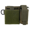 Mil-Tec Admin Pouch Molle Adjunta Linterna Penle Notorario Oliva de bolsillo