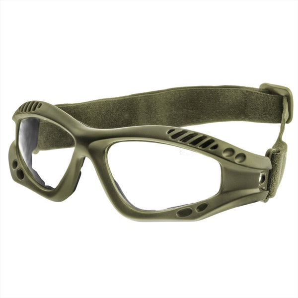 Mil-Tec Air Pro Commando Goggles tácticas Lente transparente Anti Fog anti Fog