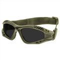 Mil-Tec Air Pro Commando Gafas tácticas Lente de humo Anti Fog anti Fog