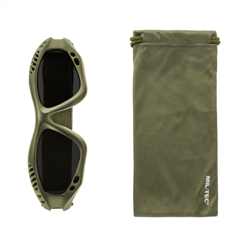 Mil-Tec Air Pro Commando Gafas tácticas Lente de humo Anti Fog anti Fog