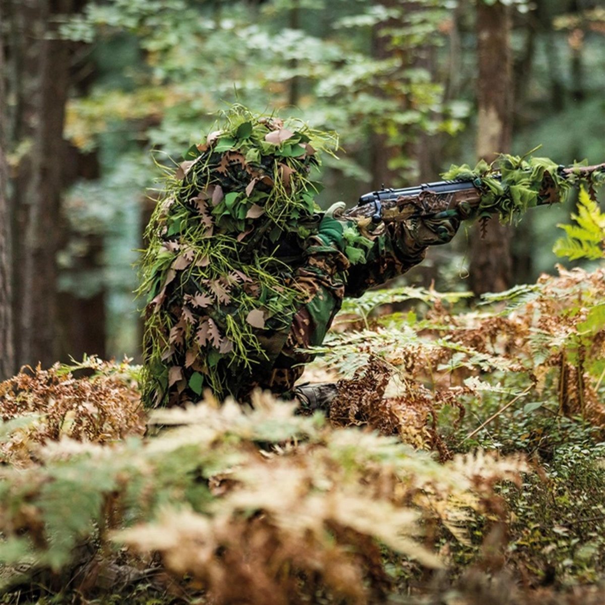 Paquete de camuflaje MIL-TEC Grass Reaper Ghillie multiuso 315 elementos de hoja