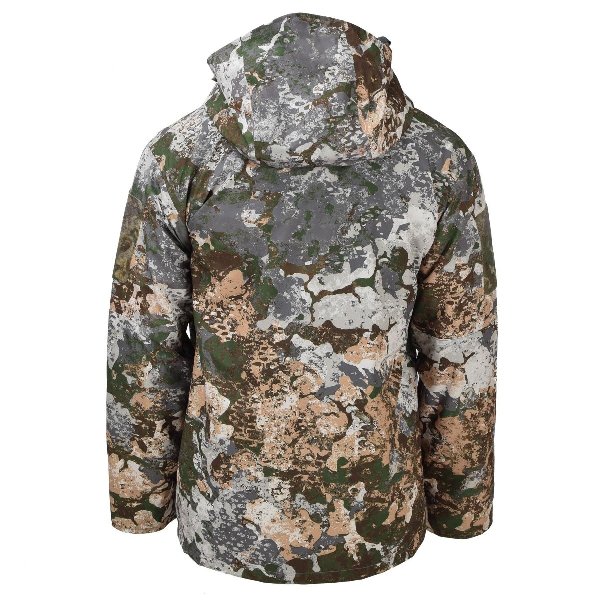 Chaqueta militar MIL-TEC para lluvia y clima húmedo Gen I con forro polar impermeable con capucha