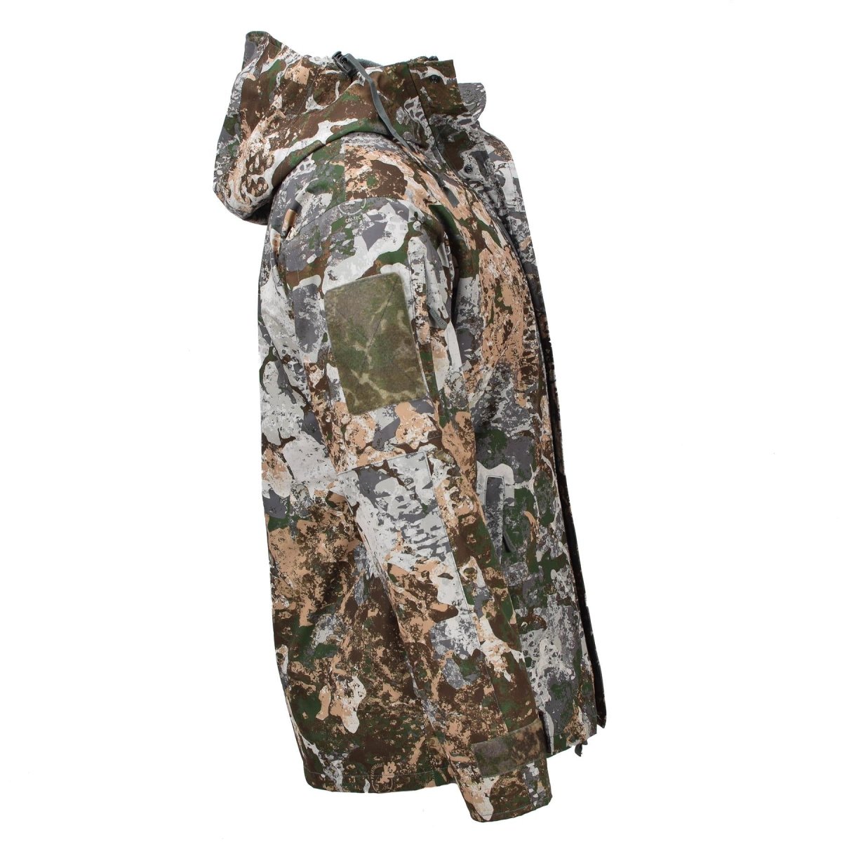 Chaqueta militar MIL-TEC para lluvia y clima húmedo Gen I con forro polar impermeable con capucha