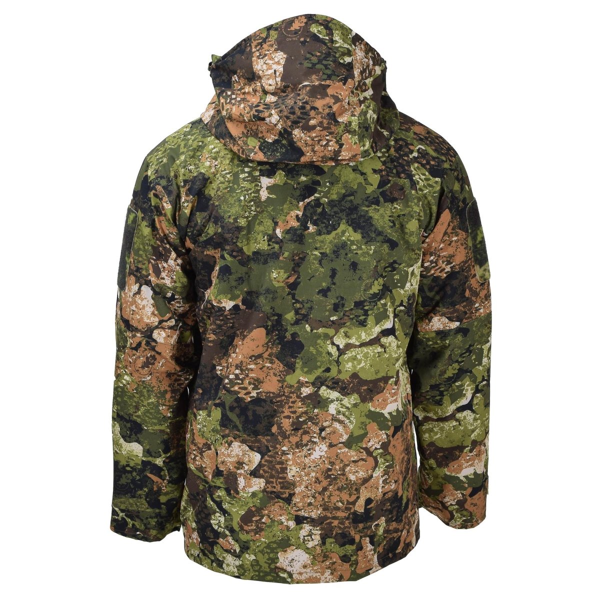 Chaqueta militar MIL-TEC para lluvia y clima húmedo Gen I con forro polar impermeable con capucha