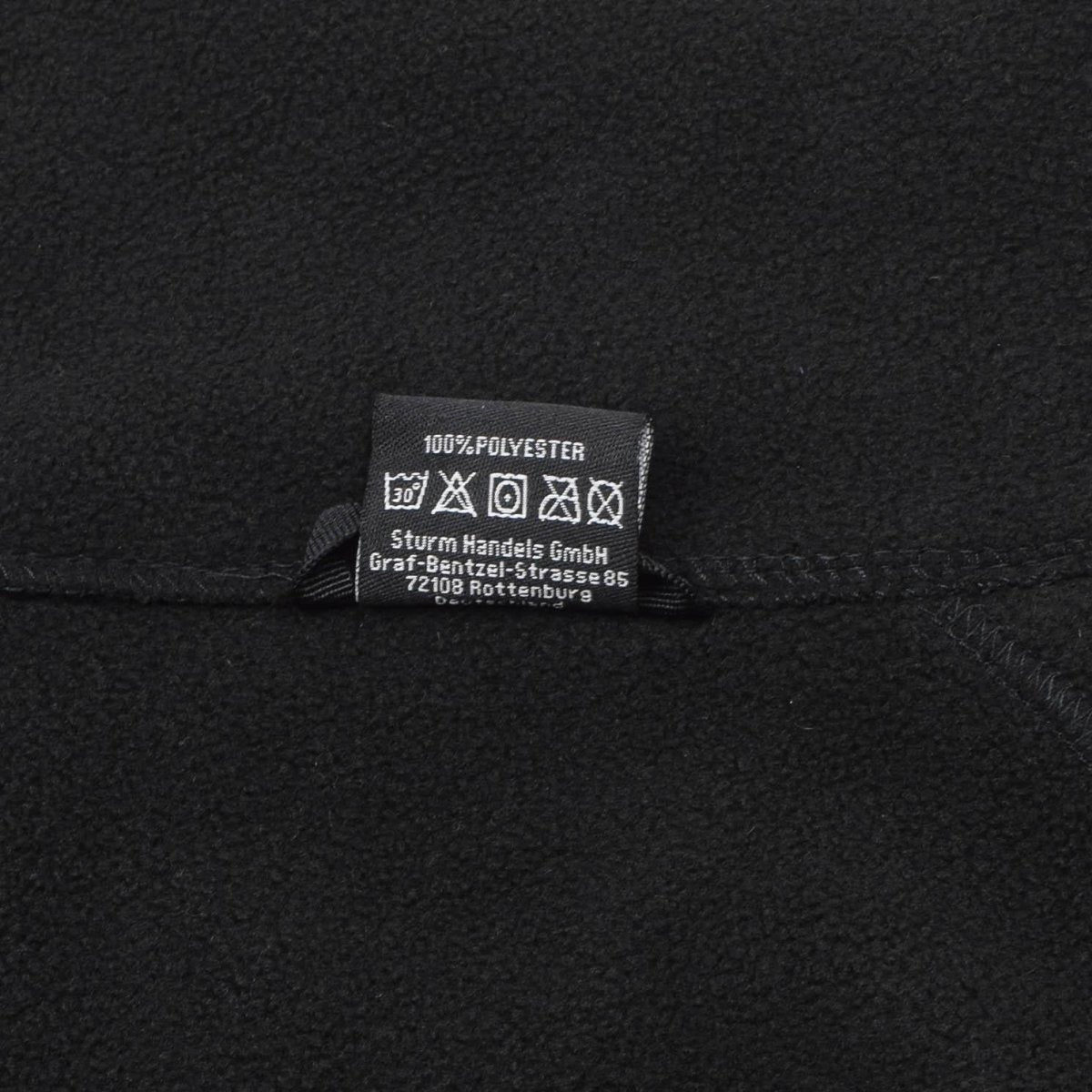 Mil-Tec Ejército Faneque de vellón Jacket de clima frío Sweater Sweater Negro