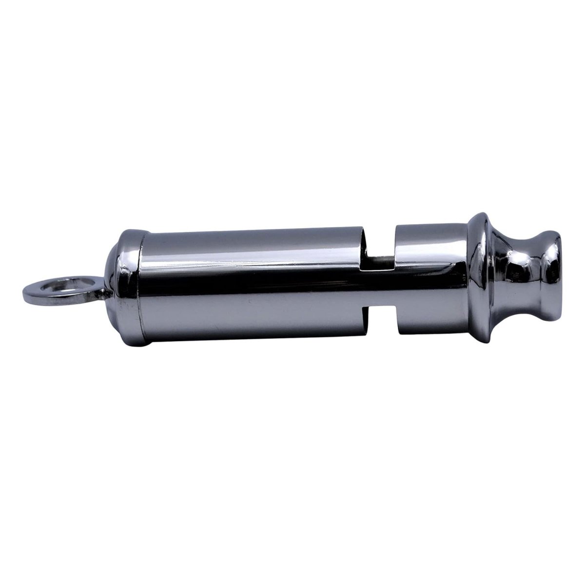 MIL-TEC Bobby Signal Whistle Nickelle Brass Ligero liviano Gray
