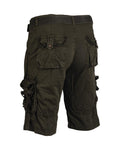 Mil-Tec Brand Alemania Militar Vintage Vintage Combate de combate de oliva prelavado