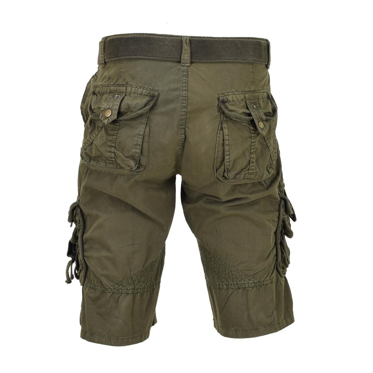 Mil-Tec Brand Alemania Militar Vintage Vintage Combate de combate de oliva prelavado
