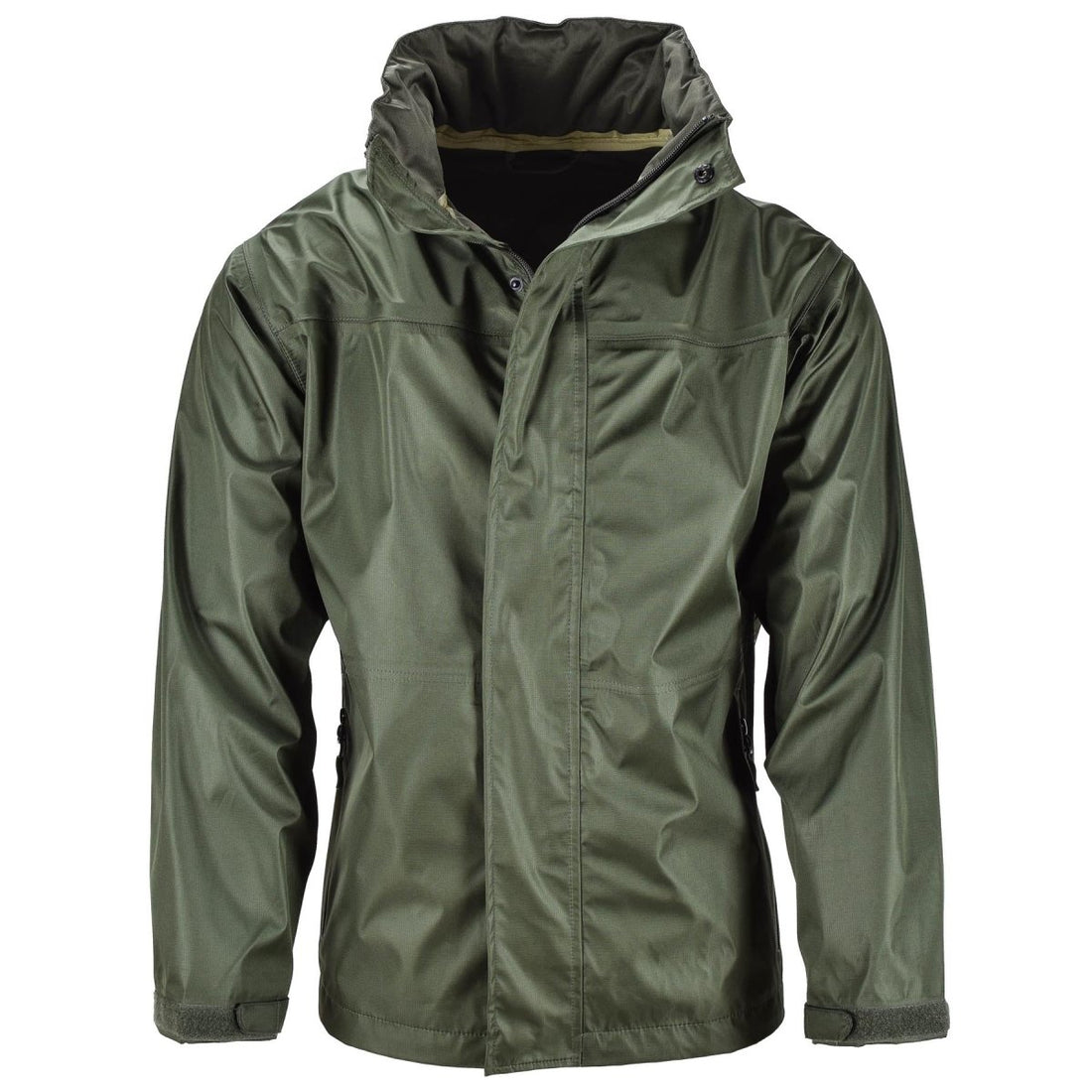 Chaqueta de marca mil-tec oliva verde agua impermeable