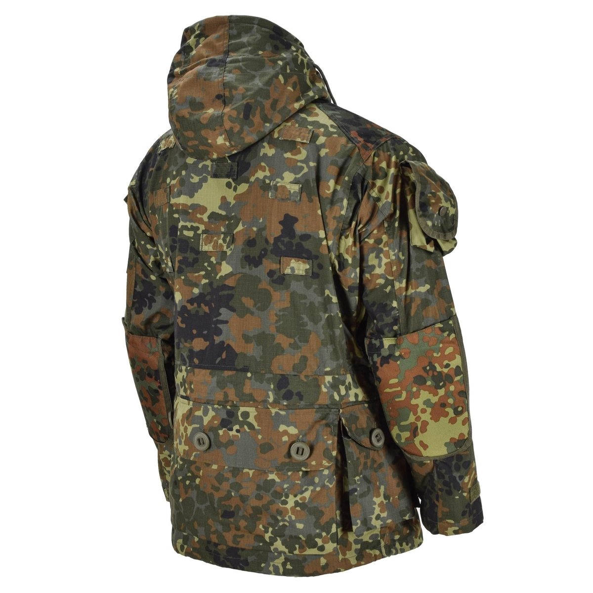 Mil-Tec Brand Jacket Ripstop Smock Ejército alemán Flecktarn Camo Parka Wear Wear