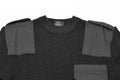 Mil-Tec Brand Men Sweater Alemán Comando Comando de comando Séter negro lana