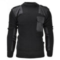 Mil-Tec Brand Men Sweater Alemán Comando Comando de comando Séter negro lana