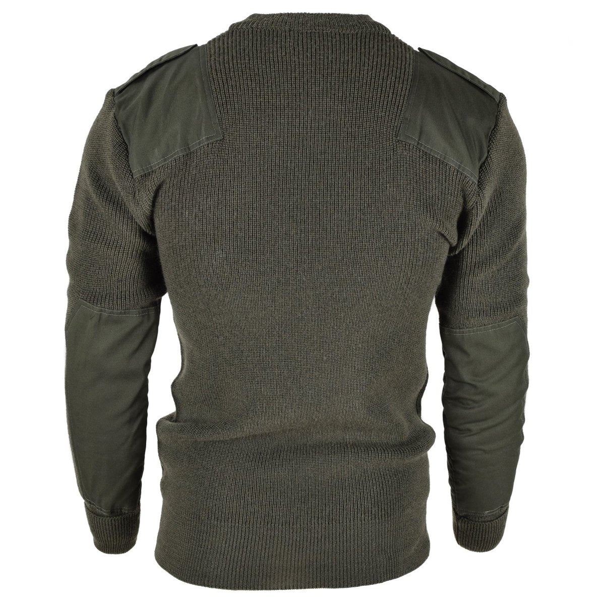 Mil-Tec Brand Men Sweater Alemán Comando Comando de comando Olive OD Séter lana