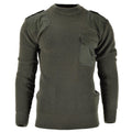 Mil-Tec Brand Men Sweater Alemán Comando Comando de comando Olive OD Séter lana