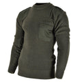 Mil-Tec Brand Men Sweater Alemán Comando Comando de comando Olive OD Séter lana