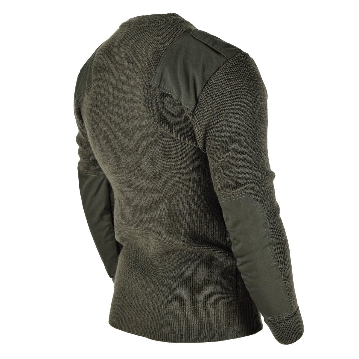 Mil-Tec Brand Men Sweater Alemán Comando Comando de comando Olive OD Séter lana