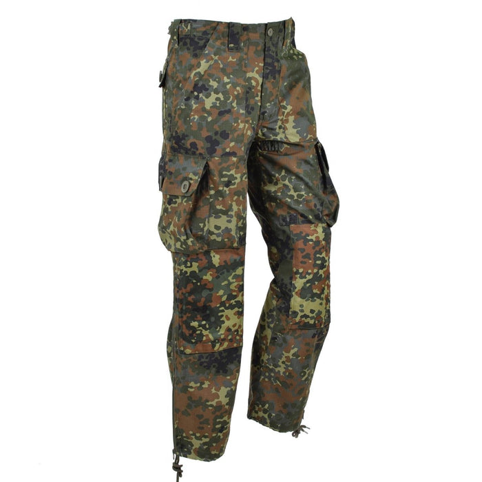 Pantalones de comando BDU flecktarn estilo militar marca Mil-Tec ripstop ligero - GoMilitar