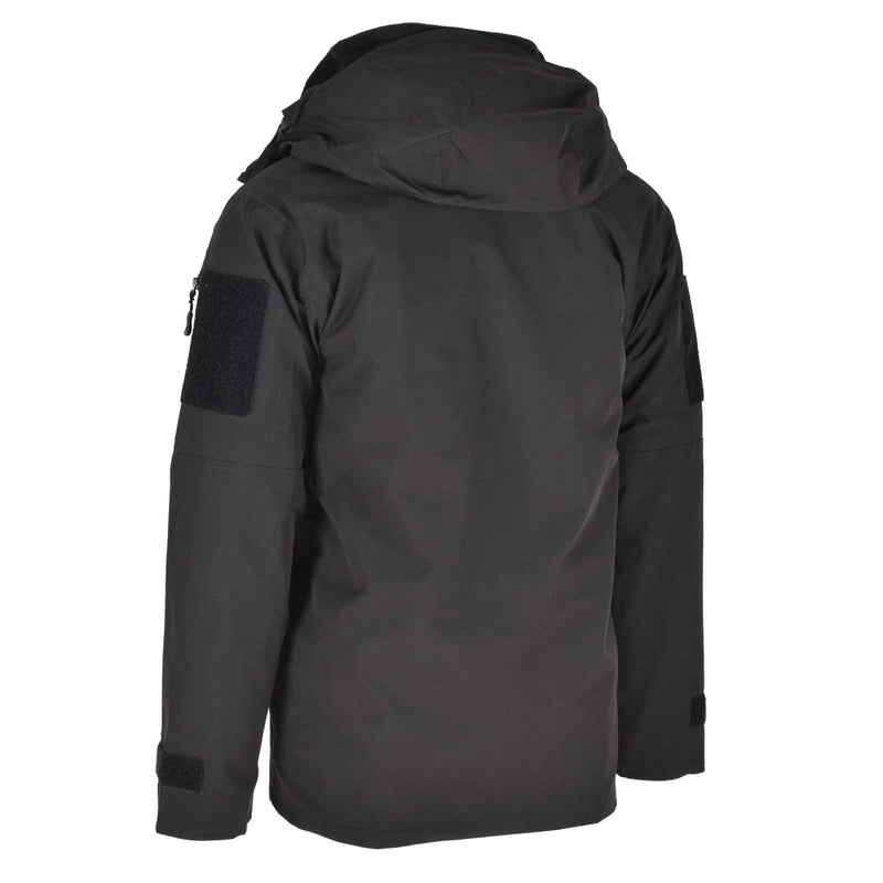 Mil-Tec Brand Parka W Liner de invierno Cálculo Black Chaqueta tibia Hombres impermeables Gear Rain Gear
