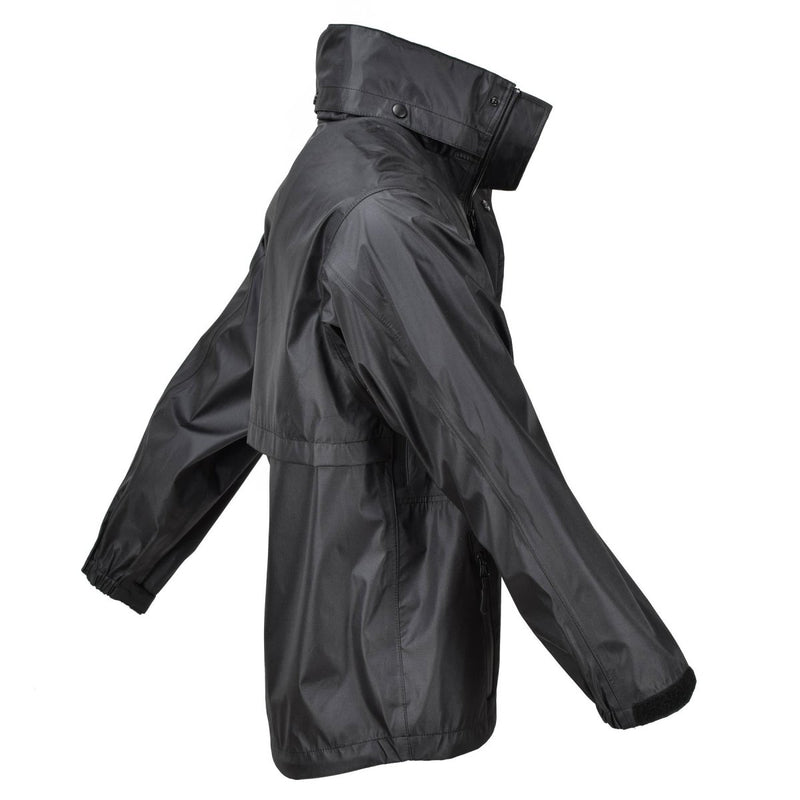 MIL-TEC Rain Jacket Black Imploud Men Rainwear Rain Water Men's