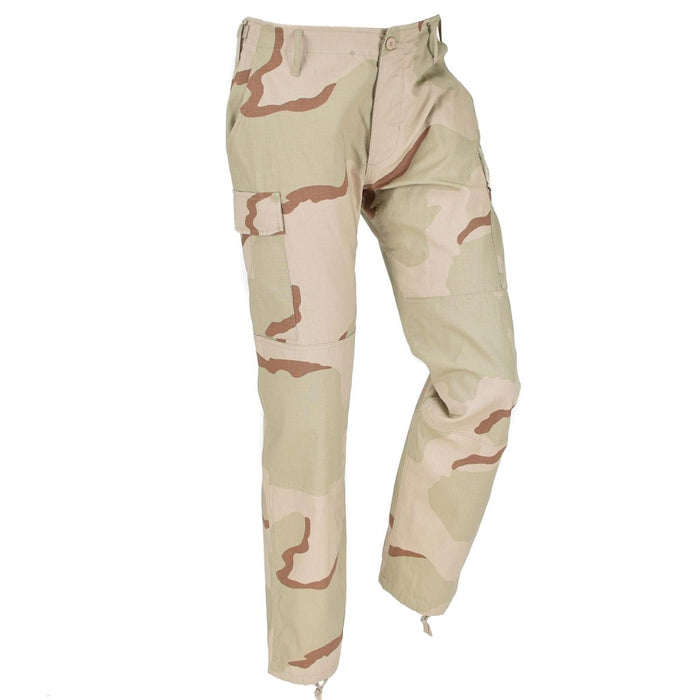 Pantalones cargo estilo ejército de EE. UU. Marca Mil-Tec Patrón BDU de camuflaje del desierto de 3 colores - GoMilitar