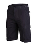 MIL-TEC Brand Militar Militar de EE. UU. Black Prewashed Lightweight Bermudas Shorts