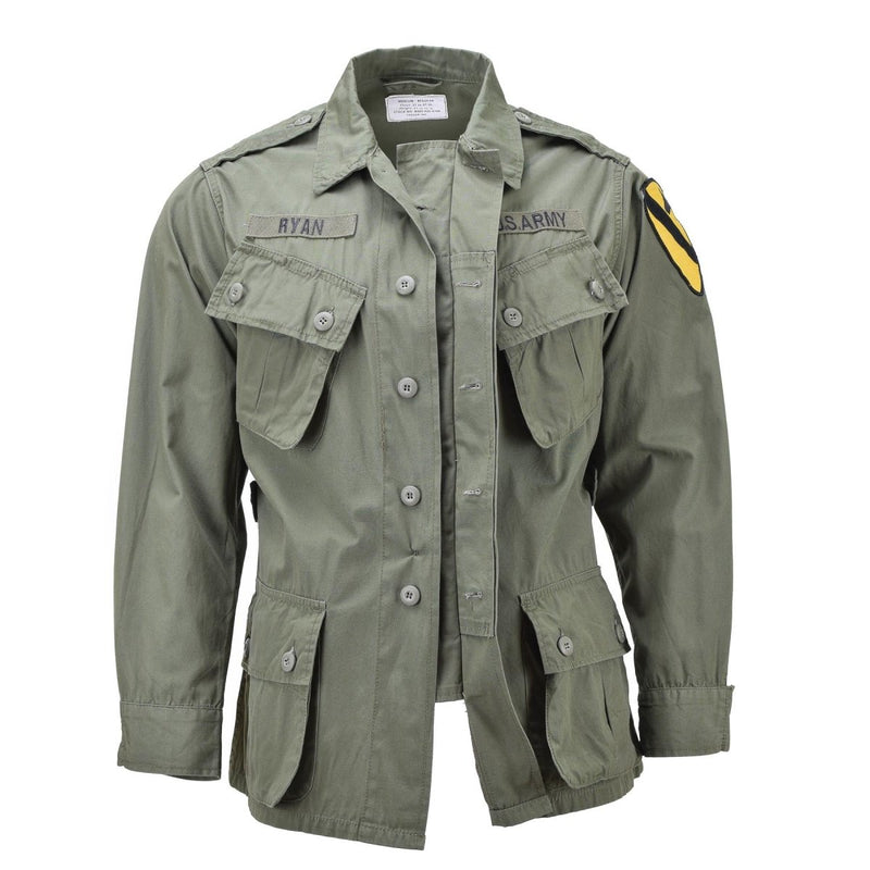 MIL-TEC Brand Estilo militar de EE. UU. OD M64 Vietnam Jungle Chaqueta Ligera BDU