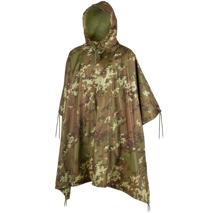 Marca Mil-Tec vegetato camo Poncho estilo militar impermeable ripstop ligero - GoMilitar