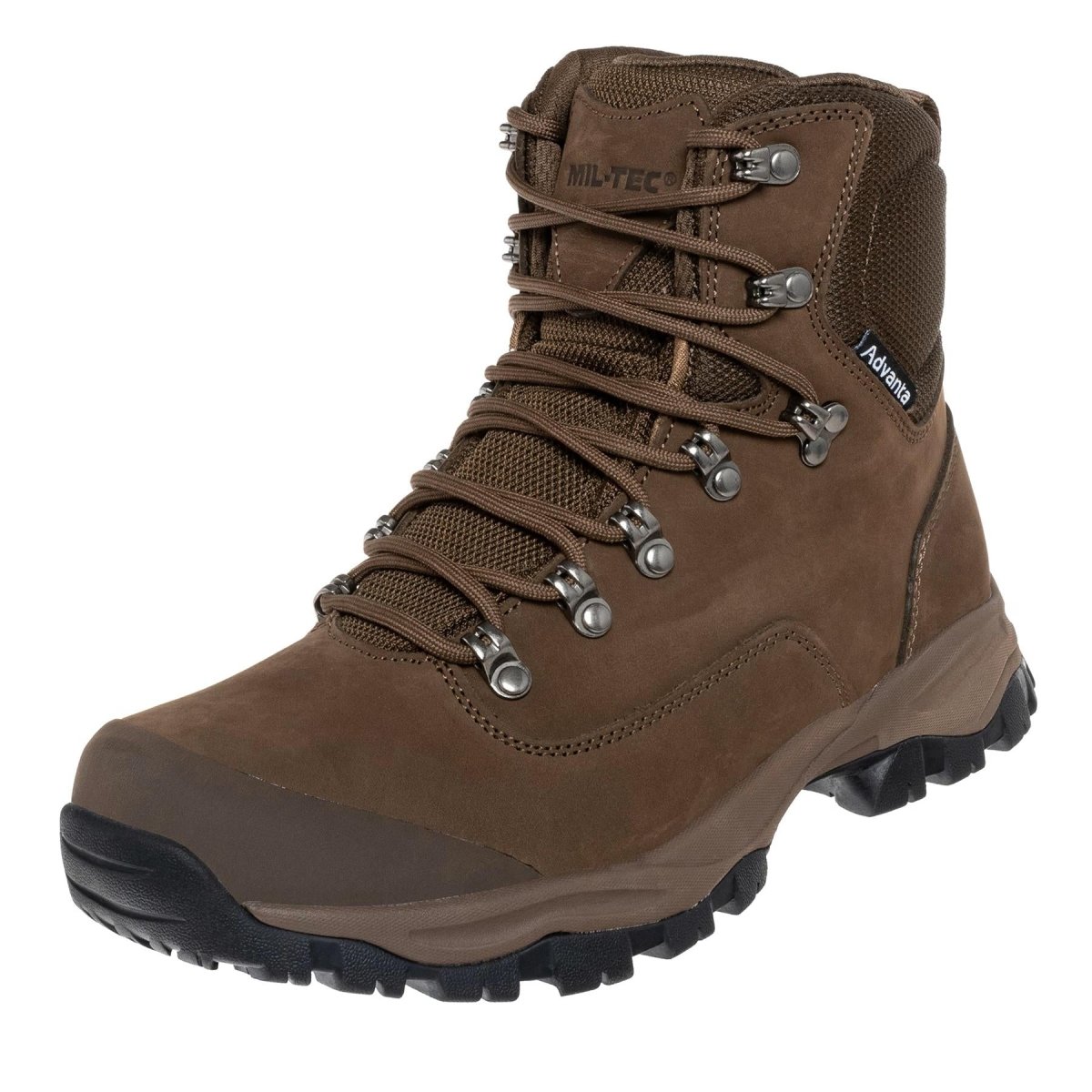Botas de combate tácticas MIL-TEC BW impermeables transpirables Advanta al aire libre marrón