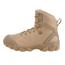 Lightweight MIL-TEC CHIMERA High trekking and hunting boots in durable coyote fabric with ankle support and slip-resistant sole