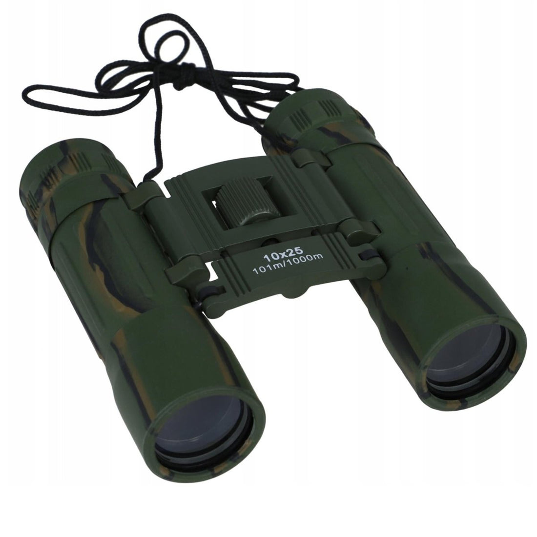 Binoculares plegables MIL-TEC 10x25 Vista transparente CAMO de bolsas de nylon protectores