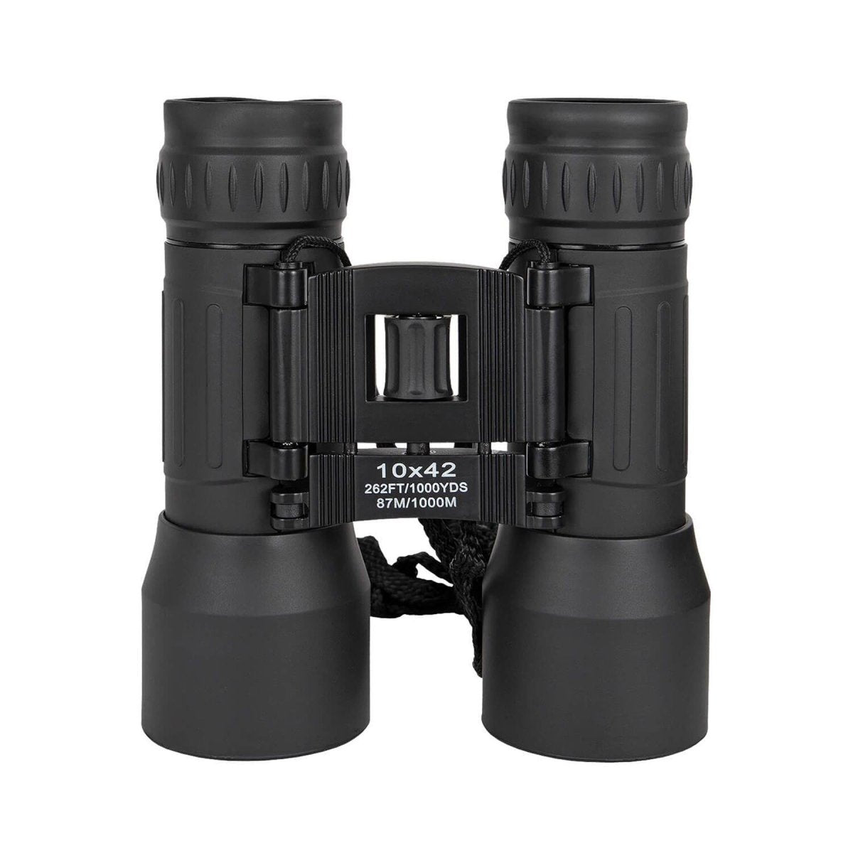 Binoculares plegables mil-tec 10x42 diopter tuning fino que lleva bolsa negra