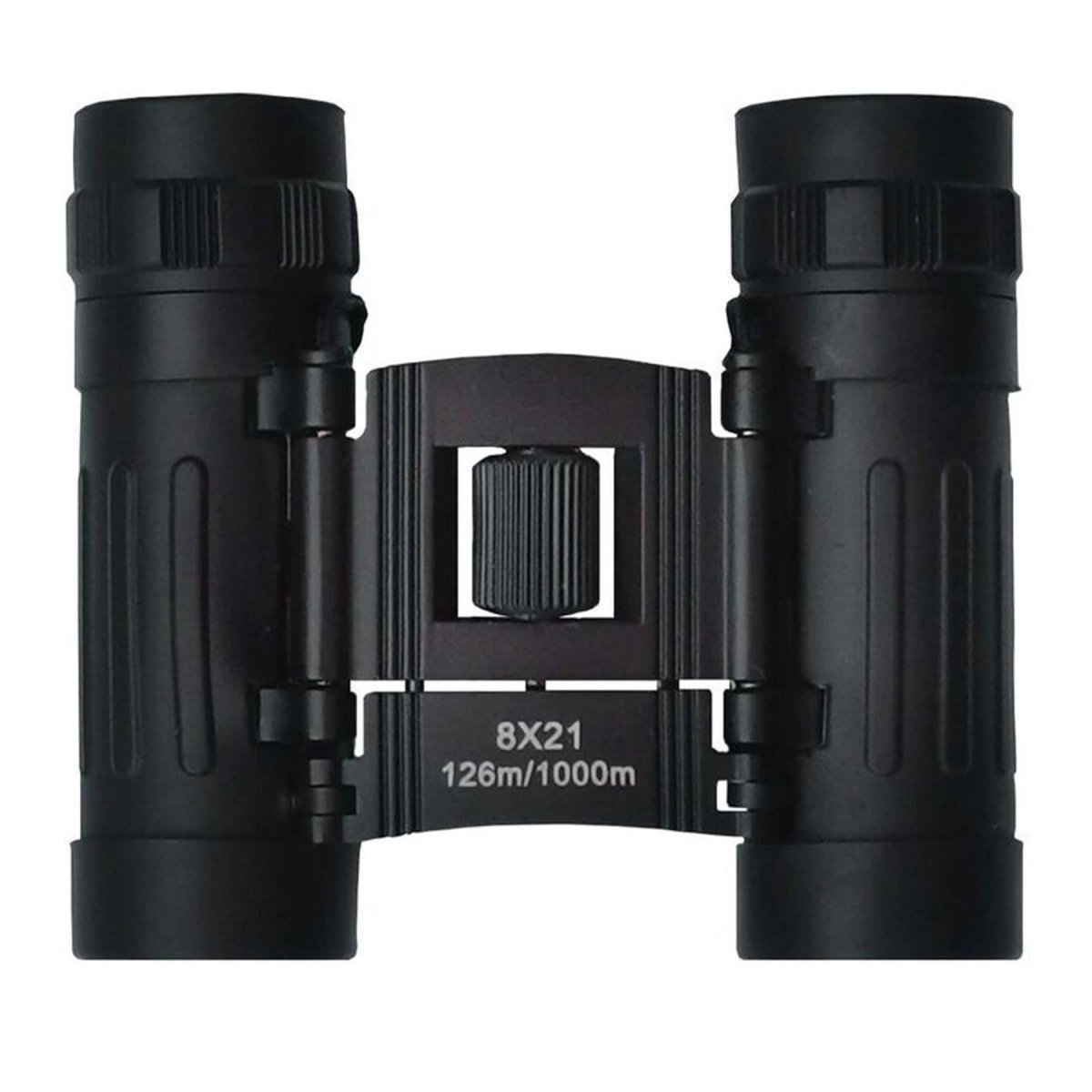 MIL-TEC Binoculares plegables 8x21 Campo visual de 126m Bolsa de nylon incluye negro