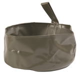 Mil-Tec Lavabo plegable de PVC 5L Camping senderismo al aire libre cuenco plegable verde oliva