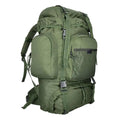 Mochila de senderismo mil-tec 55 litros de 55 litros cubierta impermeable verde