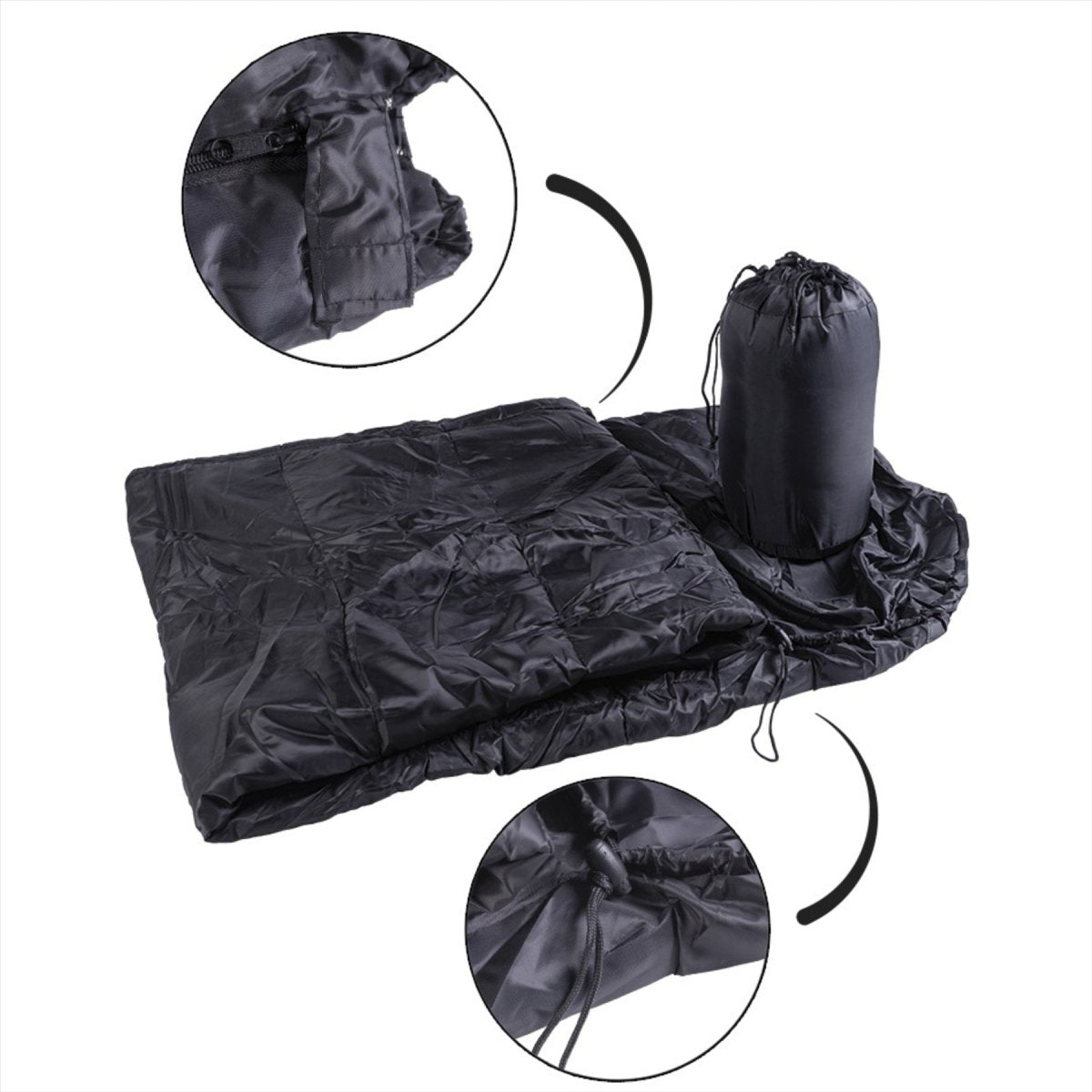 Mil-Tec Commando Bat de dormir 225 cm 2 vías de la cremallera del lado izquierdo ligero
