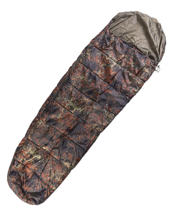 Mil-Tec Commando Bat de dormir 225 cm 2 vías de la cremallera del lado izquierdo ligero