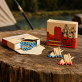 Mil-Tec Cowboy Matches Strike Anywhere Diseño 100 piezas Encendedor de fuego para camping