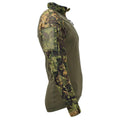 Camisas tácticas de campo mil-tec manga larga camuflaje transpirable ligero