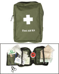 MIL-TEC Kit de primeros auxilios Gran Ajuste de emergencia de emergencia Oliva